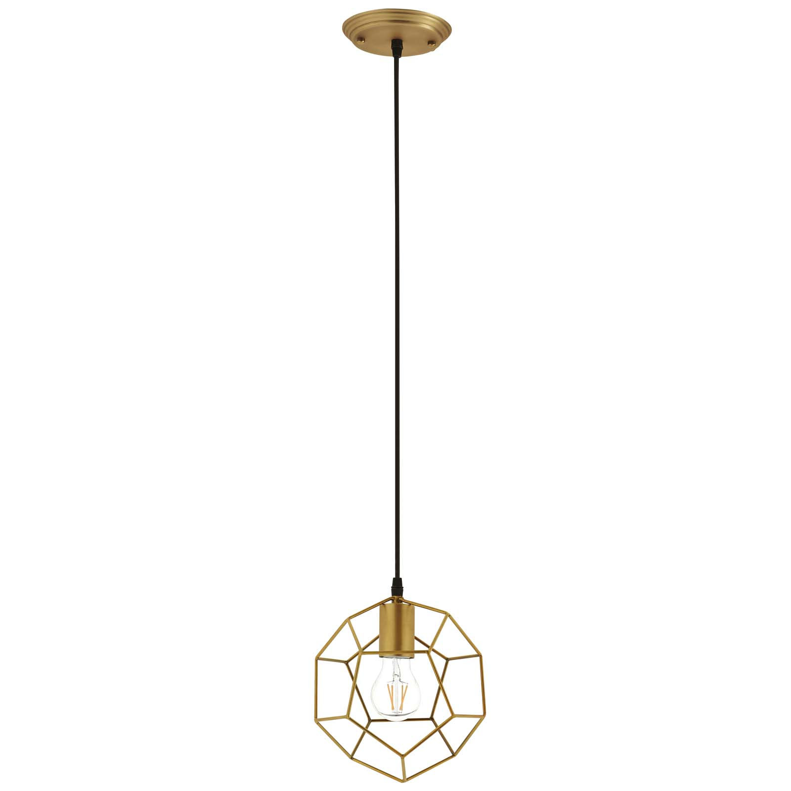 Pique Rose Gold Metal Ceiling Fixture EEI-3088