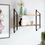 Thumbnail: Wooden Wall-Mounted 2-Tier Floating Shelves