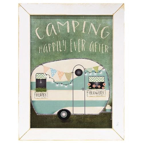 Camping Happily Ever After Framed Print