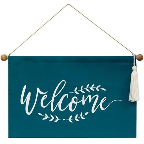 *Welcome Fabric Wall Hanging