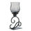 Thumbnail: SMOKED GLASS CURSIVE CANDLE STAND