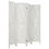 Thumbnail: 5.6 Ft 4 Panels Folding Wooden Room Divider-White