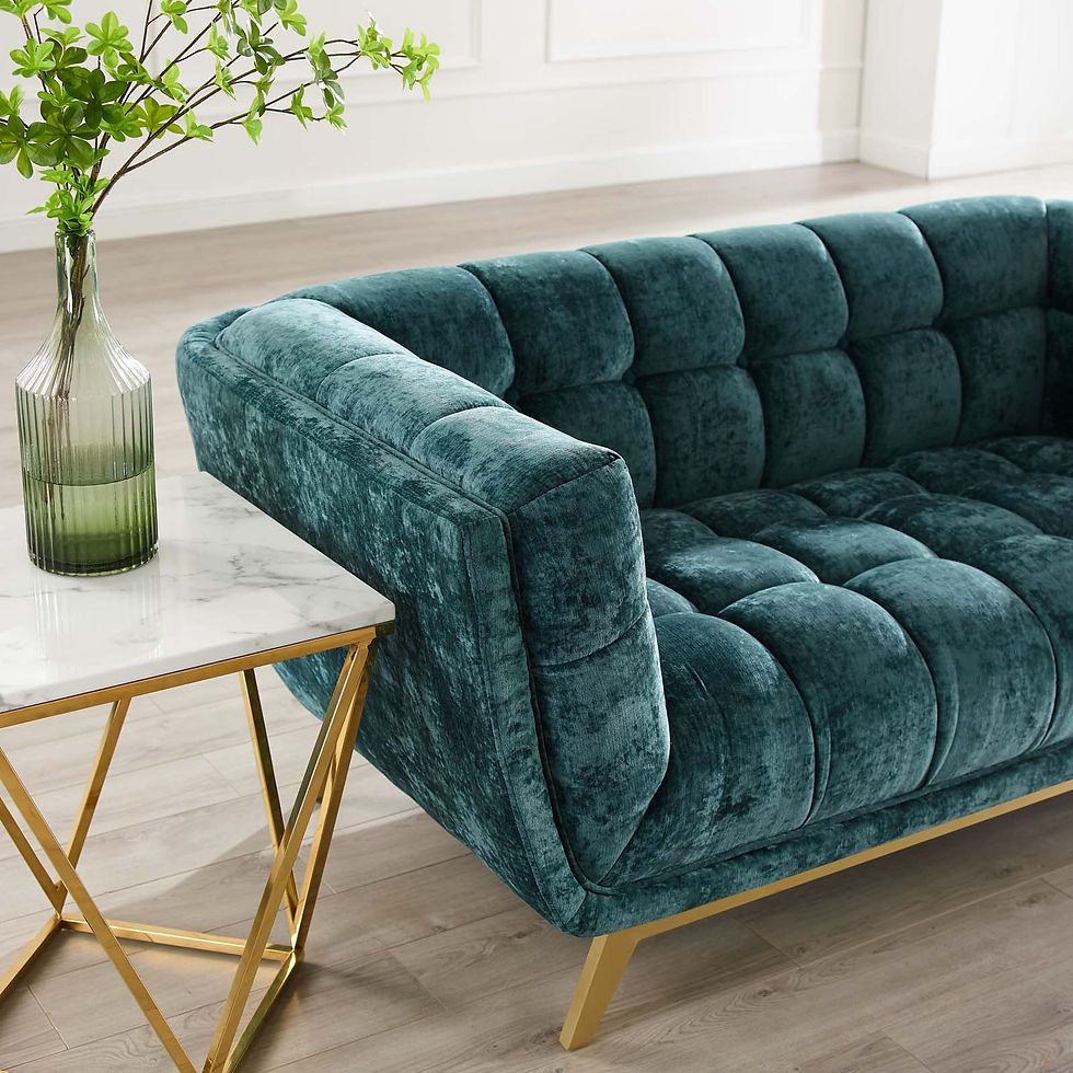 Thumbnail: Bestow Crushed Performance Velvet Loveseat