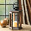Thumbnail: LODGE WOODEN LANTERN WITH LED CANDLE
