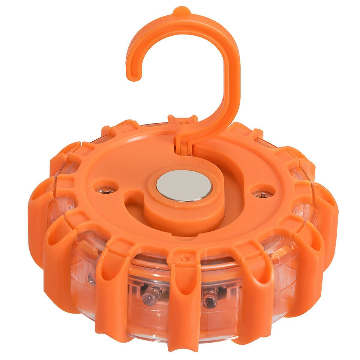 6 Pack LED Road Flares Emergency Roadside Disc Safety Light