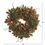 Thumbnail: 24" Fatsia with Berries Autumn Artificial Wreath