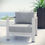 Thumbnail: Shore Outdoor Patio Aluminum Armchair