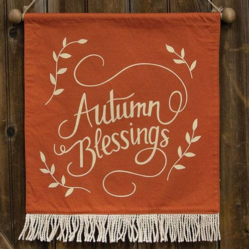 *Autumn Blessings Fabric Wall Hanging