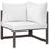 Thumbnail: Fortuna Corner Outdoor Patio Armchair