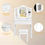 Thumbnail: 4 Drawers Mirrored Jewelry Wood Vanity Dressing Table w/ Stool-White