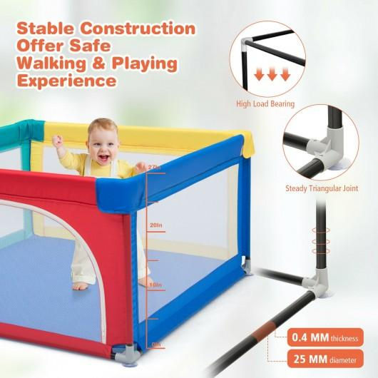Thumbnail: Large Safety Play Center Yard with 50 Balls for Baby Infant-Multicolor
