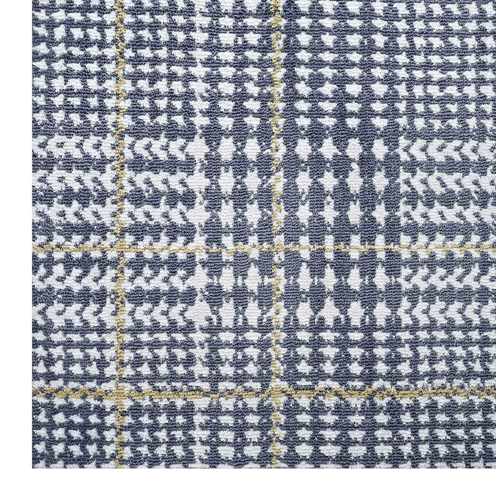 Thumbnail: Kaja Abstract Plaid 5x8 Area Rug