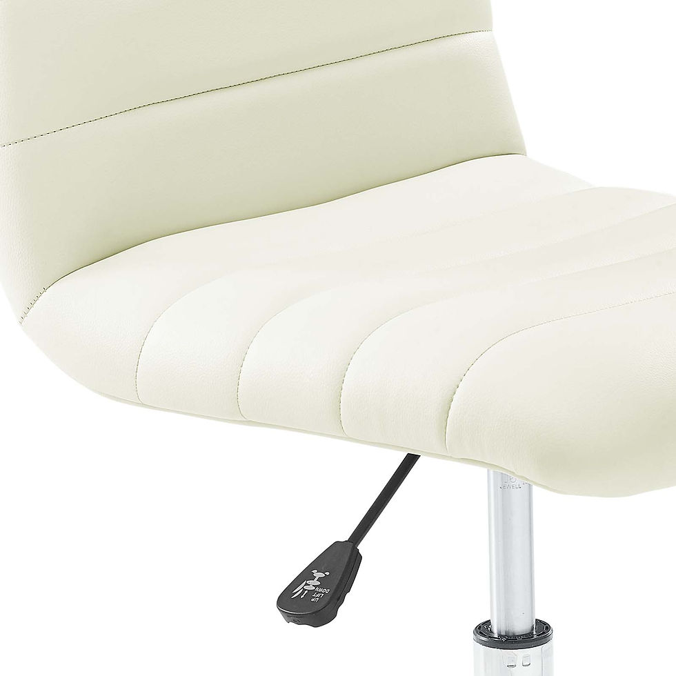Thumbnail: Ripple Armless Mid Back Vinyl Office Chair