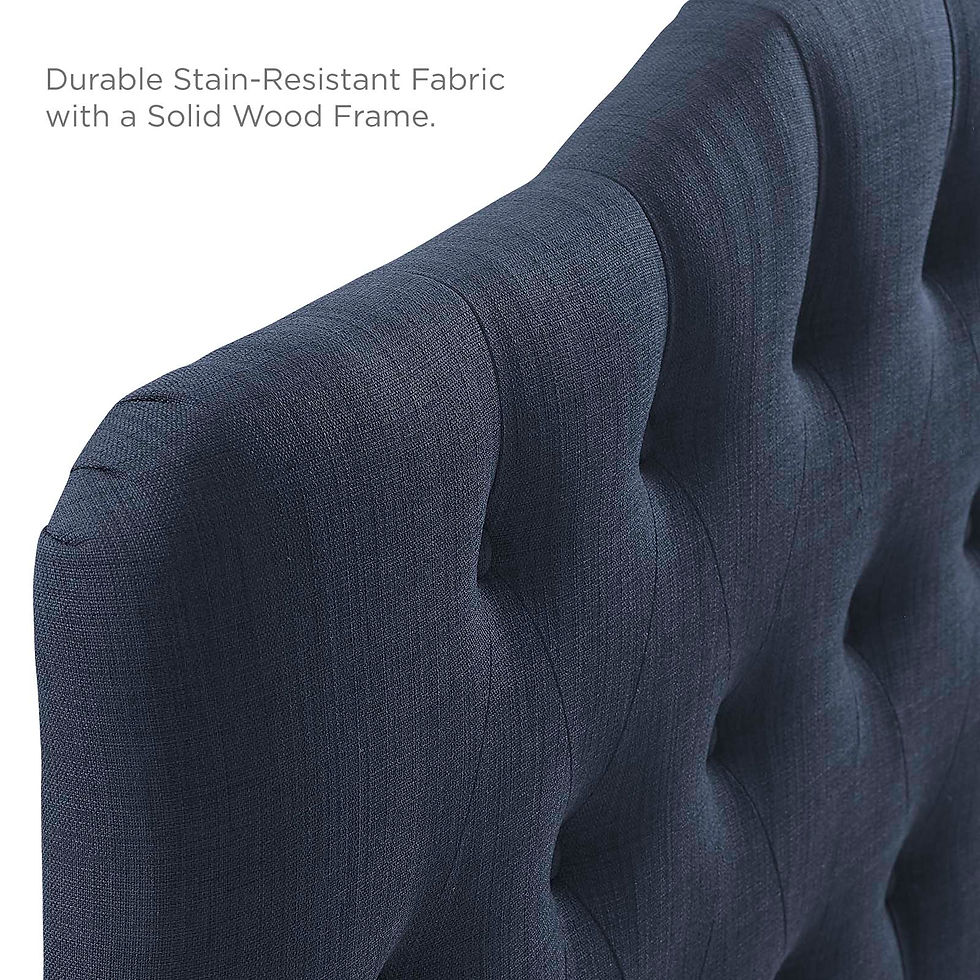 Thumbnail: Annabel Queen Upholstered Fabric Headboard