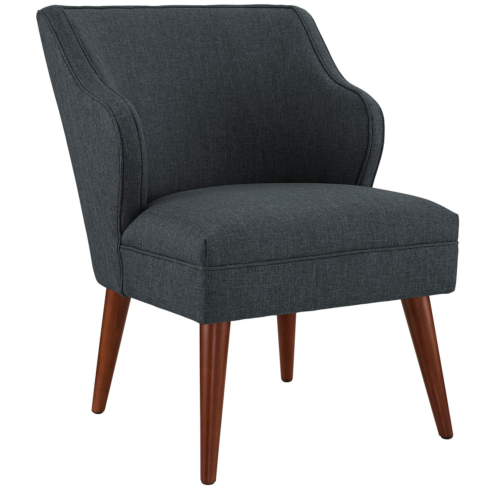 Swell Upholstered Fabric Armchair EEI-2148-GRY