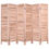 Thumbnail: 6 Panels Classic Venetian Wooden Slat Room Screen-Brown