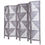 Thumbnail: 6 Panel Wood Folding Freestanding Hollow-out Designed Room Divider