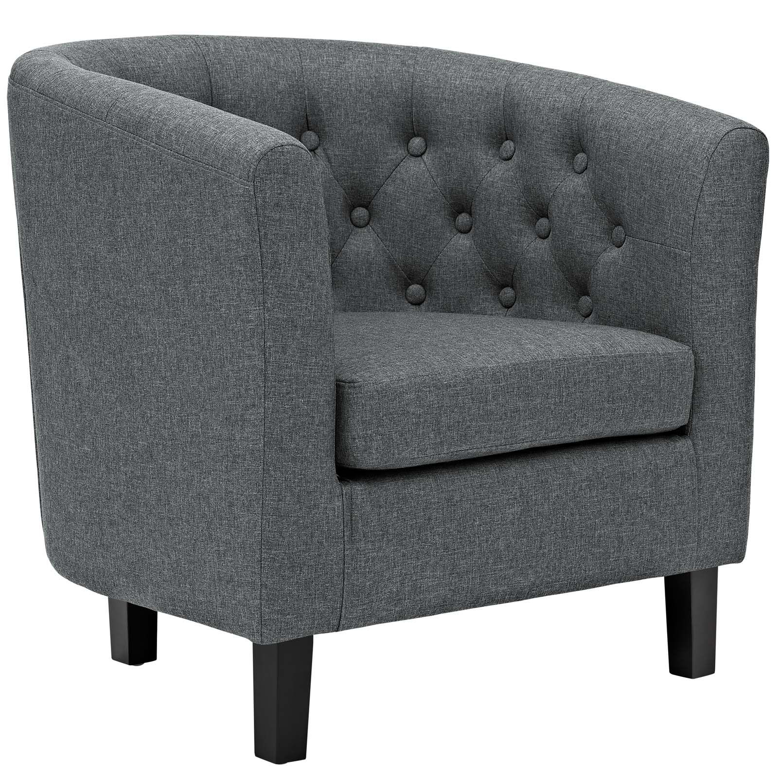 Prospect Upholstered Fabric Armchair EEI-2551-GRY