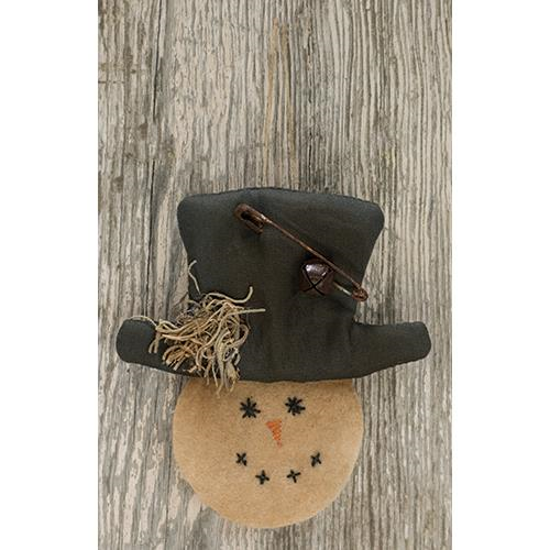 Snowman Face Ornament (Pack of 4)