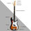 Thumbnail: Electric Bass Pick Amp Cord Guitar with Bag Strap-Yellow