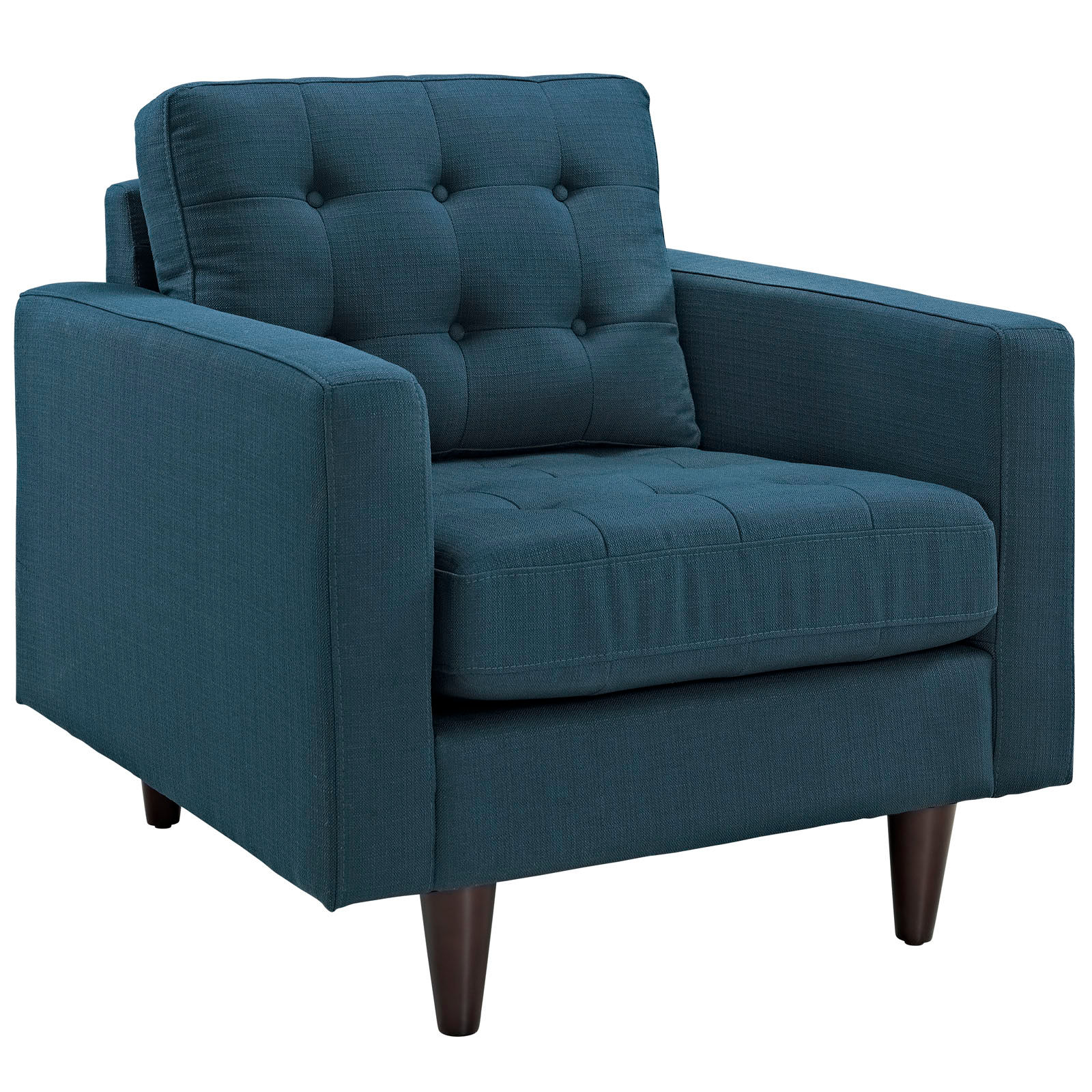 Empress Upholstered Armchair - Azure EEI-1013-AZU