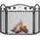 Thumbnail: 3 Panel Foldable Steel Fireplace Screen Spark Guard Fence