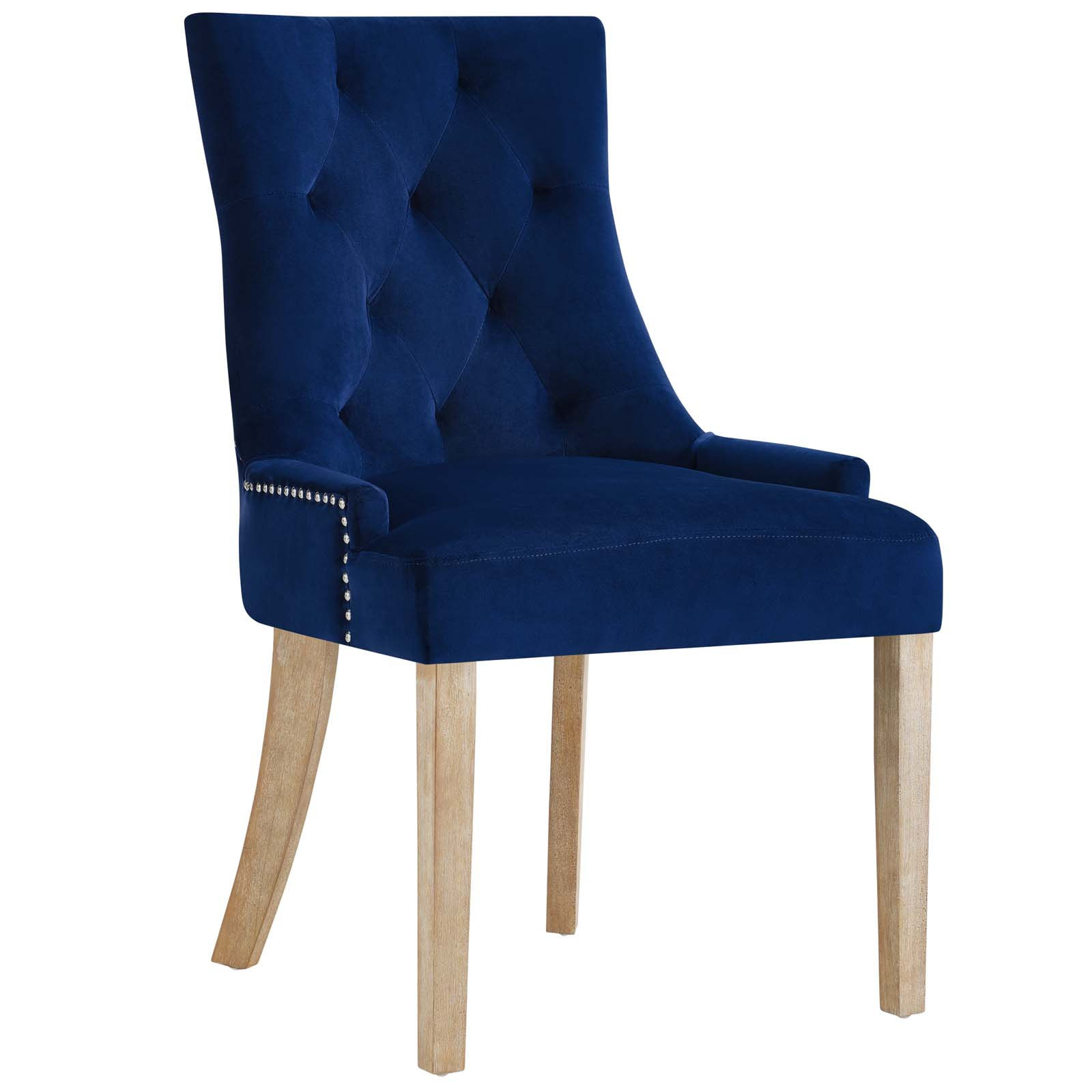 Pose Velvet Dining Chair EEI-2577-NAV