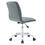 Thumbnail: Ripple Armless Mid Back Vinyl Office Chair