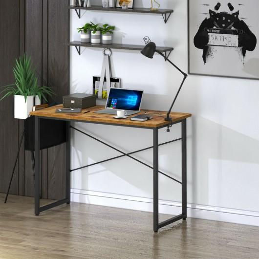 Thumbnail: Modern Computer Desk with Storage Bag-40" x 20" x 30"