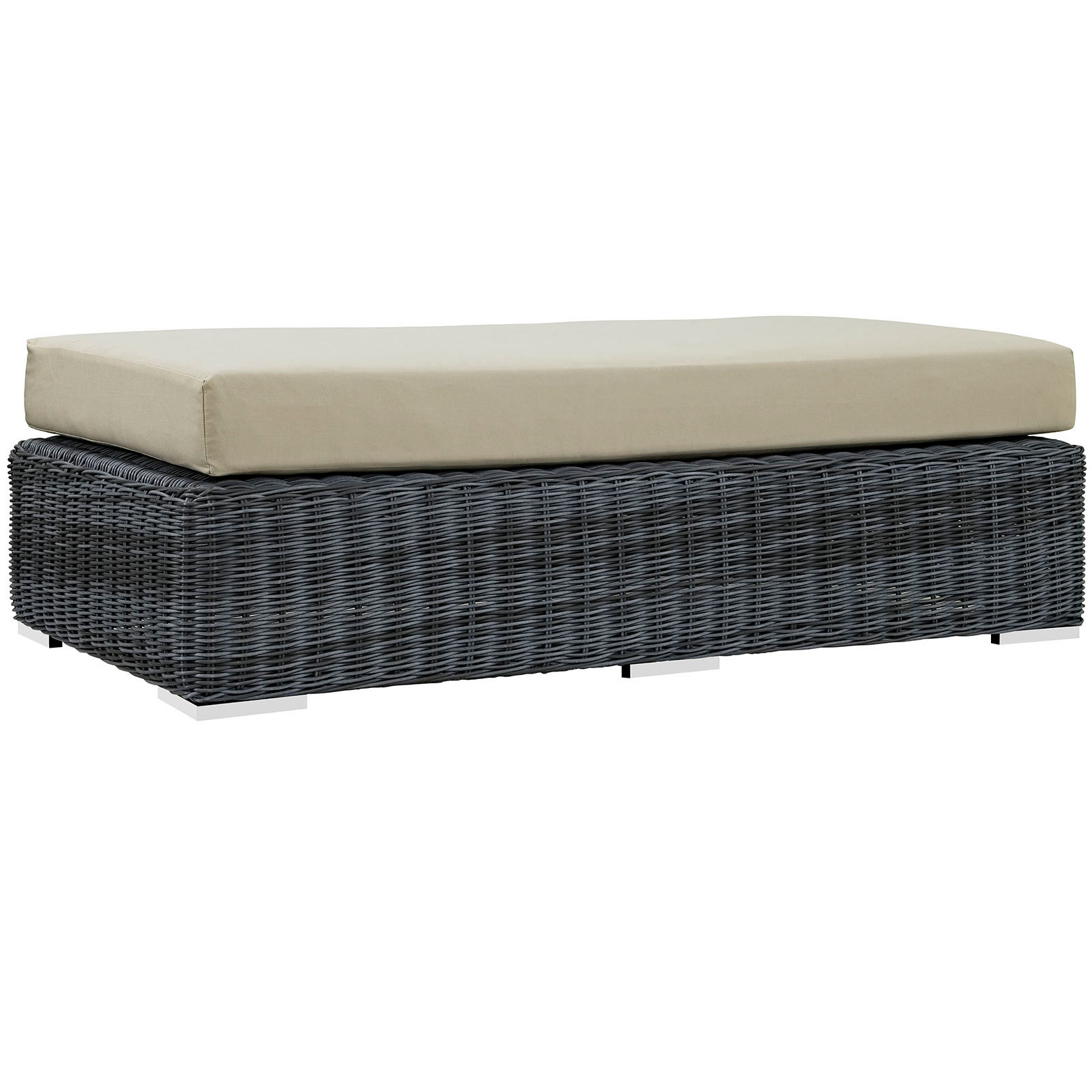 Summon Outdoor Patio Sunbrella Rectangle Ottoman