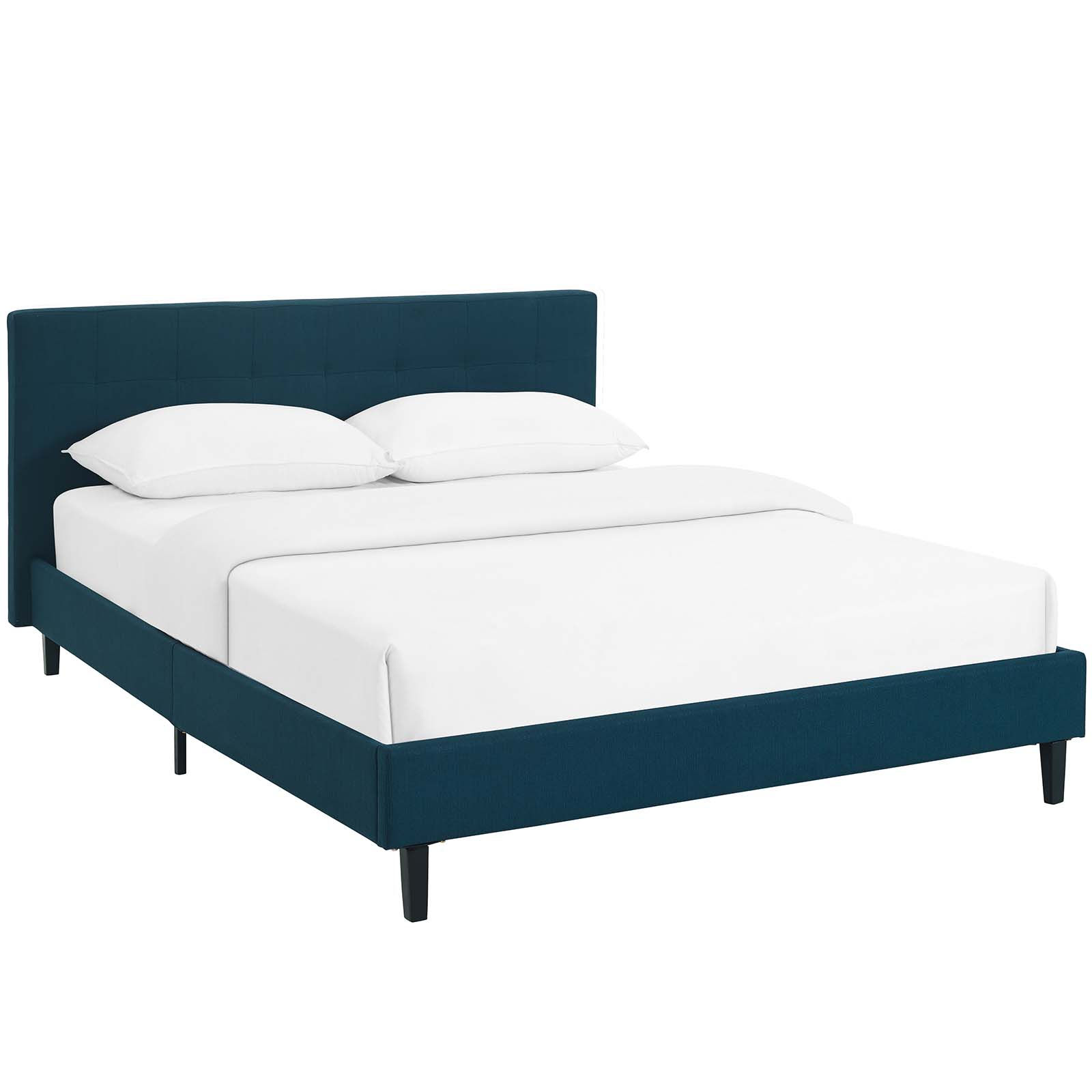 Linnea Queen Fabric Bed - Azure MOD-5426-AZU
