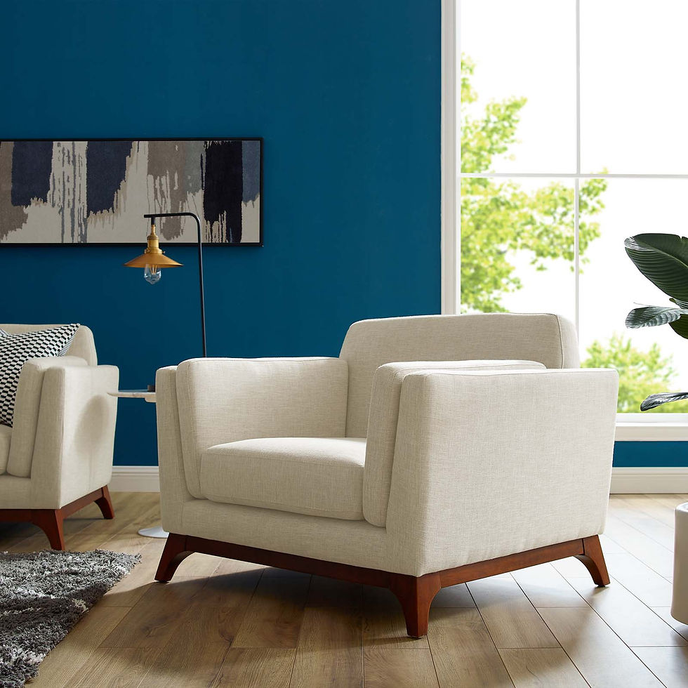 Thumbnail: Chance Upholstered Fabric Armchair