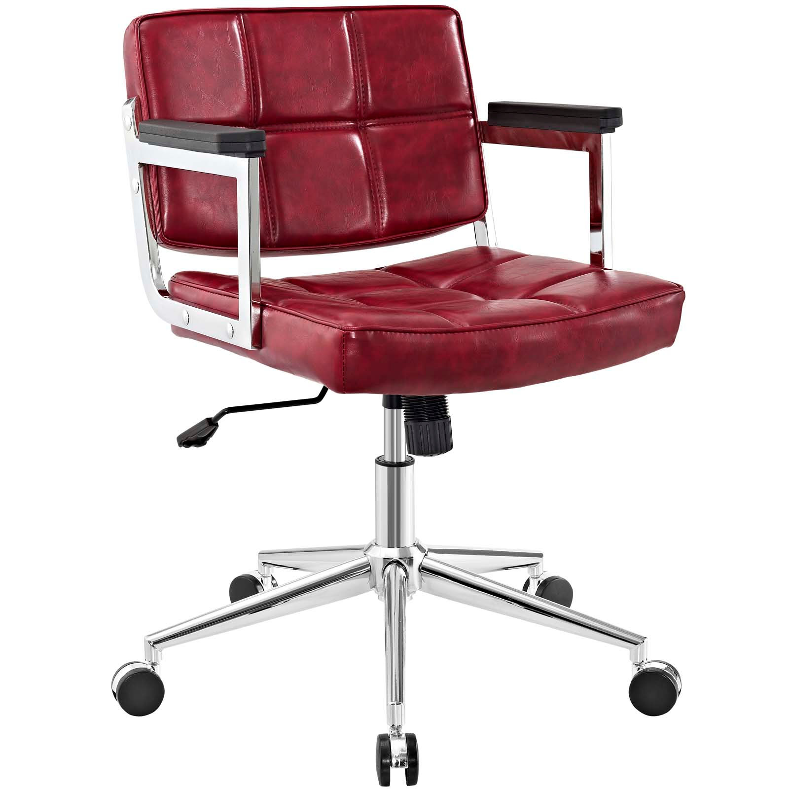 Portray Mid Back Upholstered Vinyl Office Chair