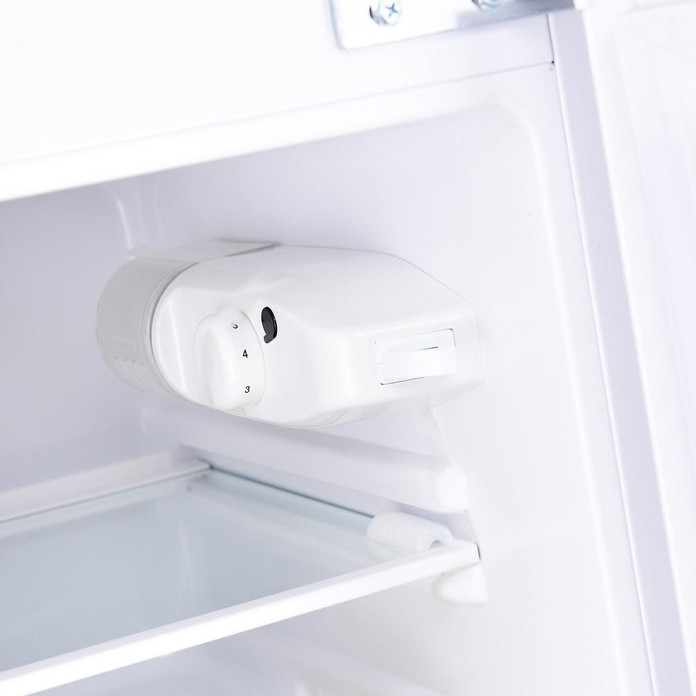 Thumbnail: 3.2 cu ft. Compact Stainless Steel Refrigerator-White