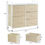 Thumbnail: 5 Dorm Room Unit Side  Drawers Storage-Beige