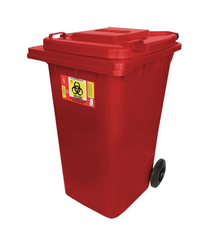 Recipiente Rpbi Contenedor Para Desechos Infecciosos RPBI De 240 litros Rojo | Comerzia
