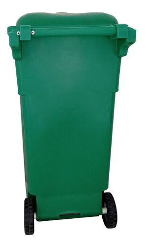 Miniatura: Contenedor Bote Basura Desechos Uso Rudo Industrial Con Ruedas Color Verde