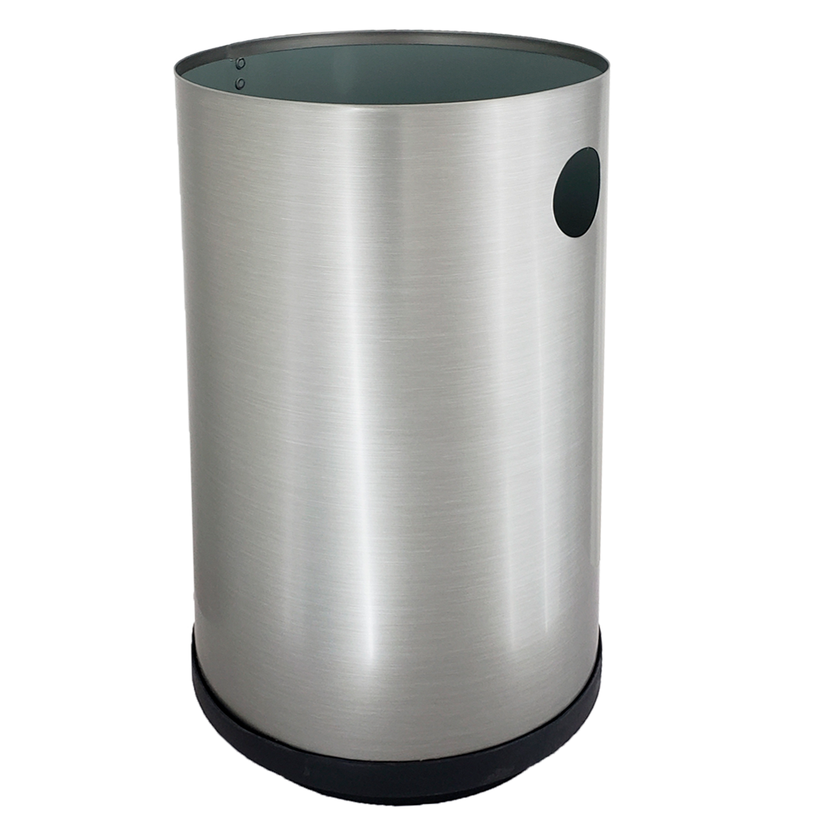 Cesto para basura, cilindrico color gris