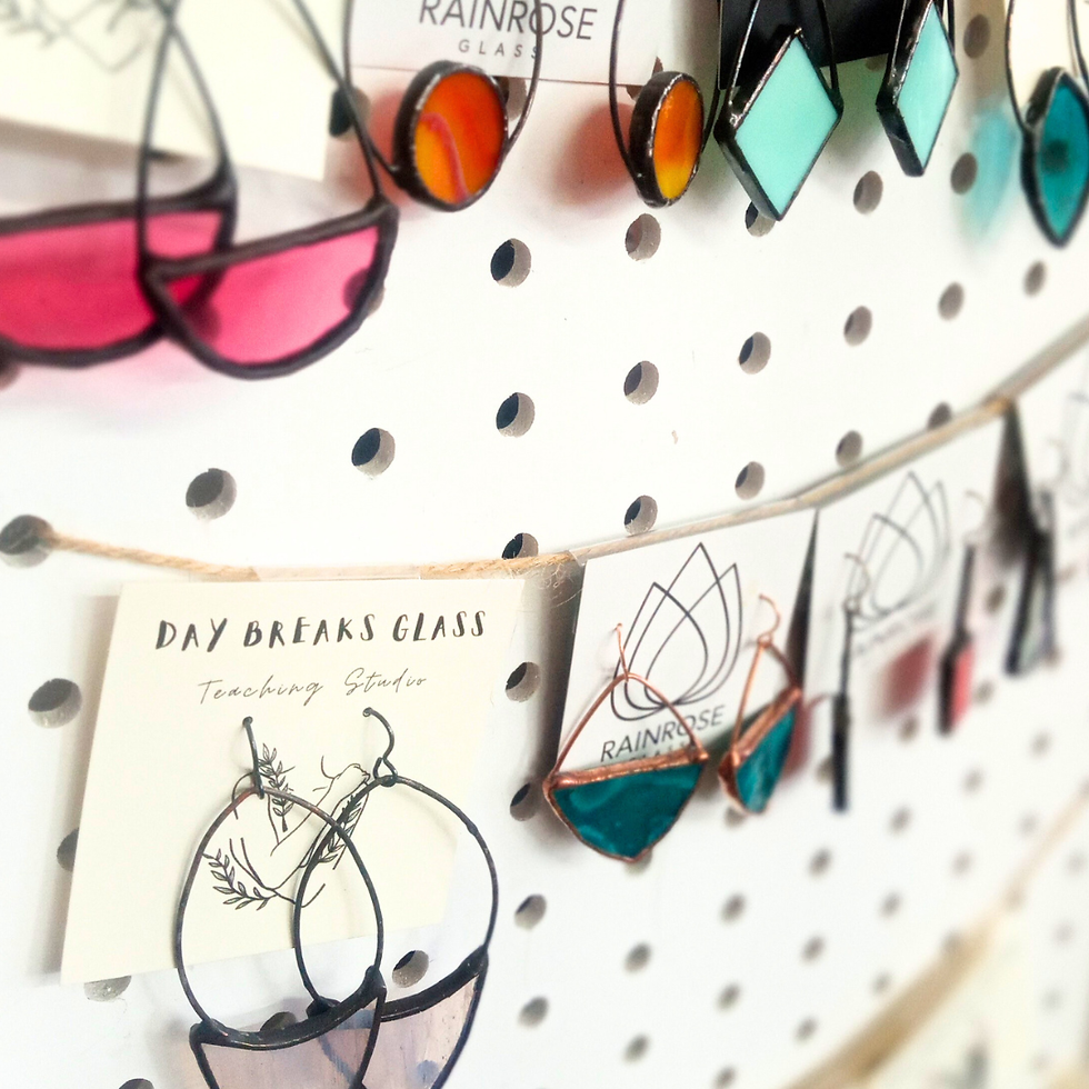Stained Glass Earrings 
