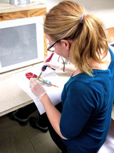 Student soldering