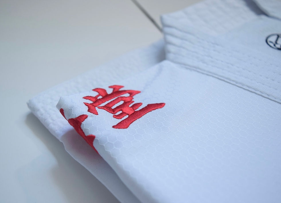 Thumbnail: Tokaido Kumite Master Reversible-K1 5oz - kanji Emb. - WKF