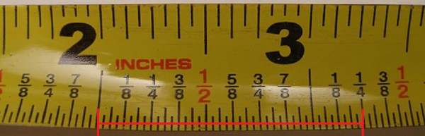 How to read and understand the measurement tape/ how to convert from centimeters to Inches on tape.