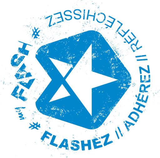 My FLASH 1er sticker réfléchissant