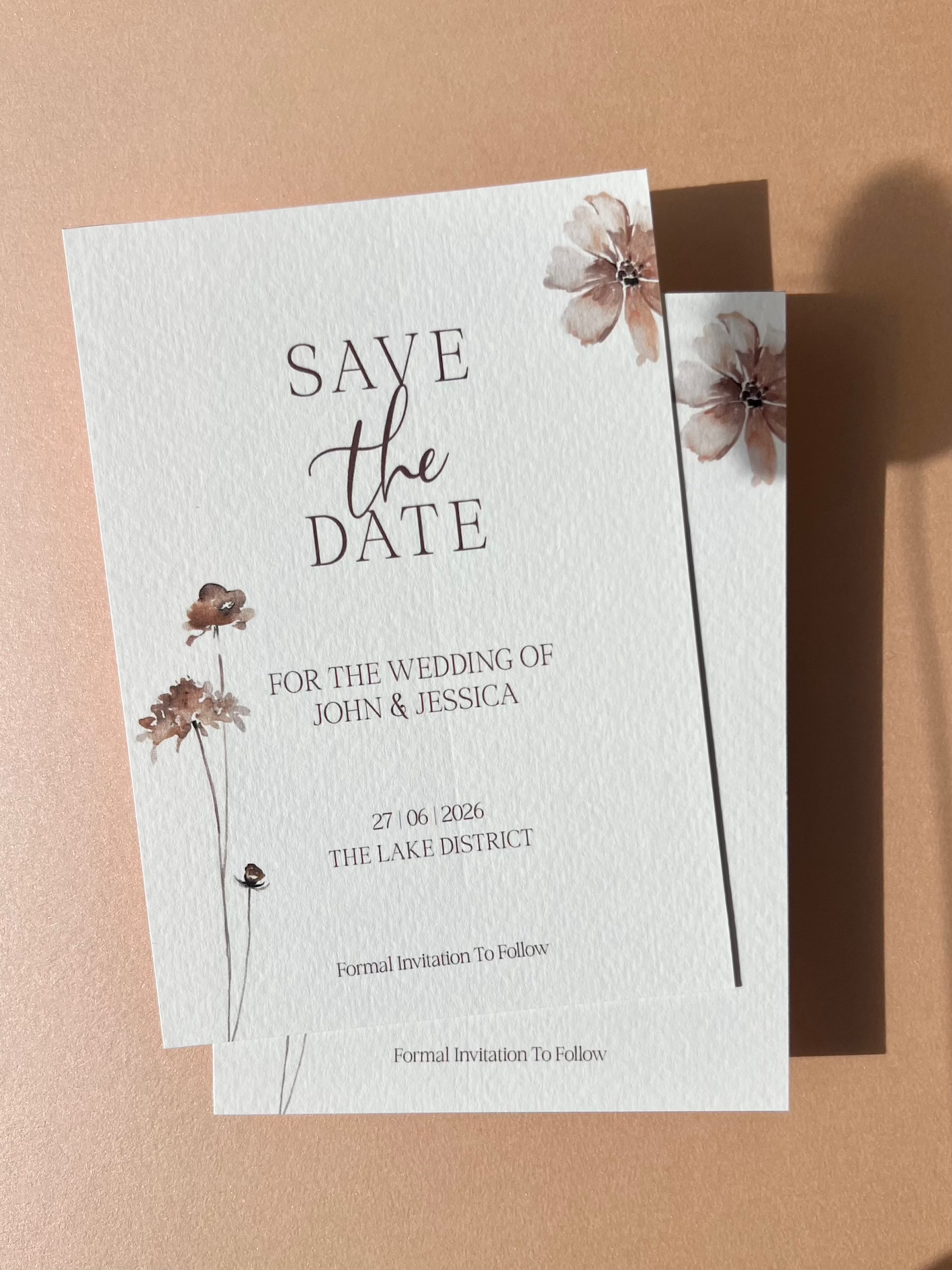 Save The Date Sample - Wildflower - Collection