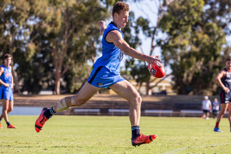 "The draft is still very much the goal": Rentsch kicking goals for Sturt