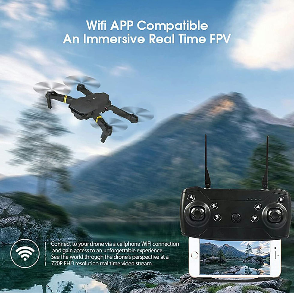 Thumbnail: 4K HD Dual Camera RC FPV WiFi Portable Wide Angle Foldable Quadcopter Drone