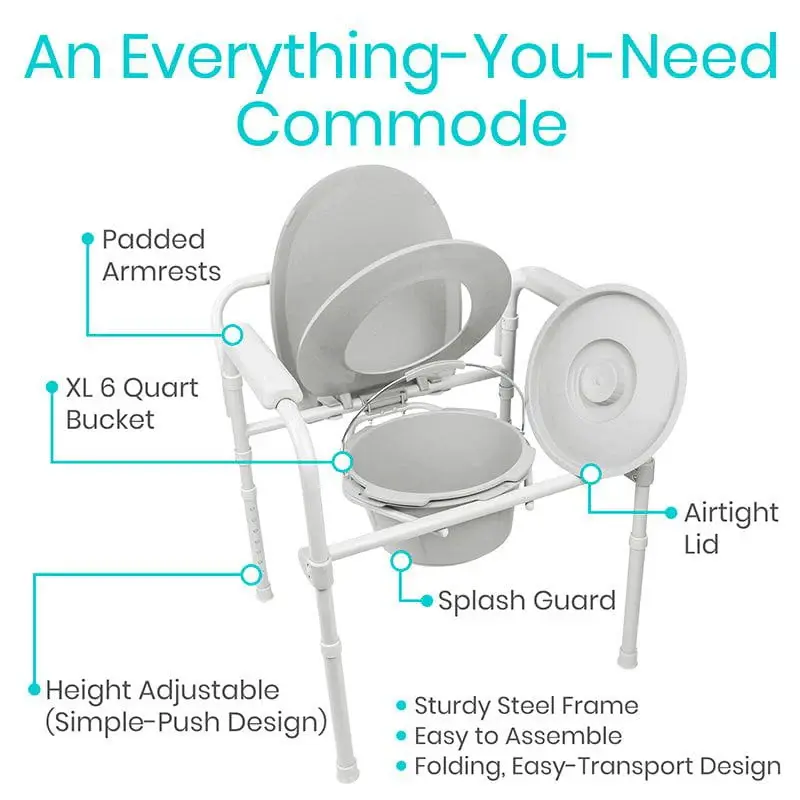 Thumbnail: Vive Folding Commode