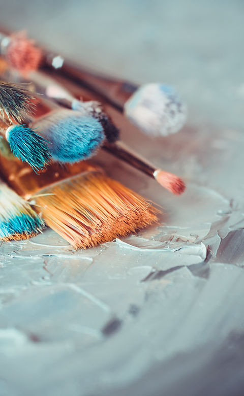 Wet Paintbrushes