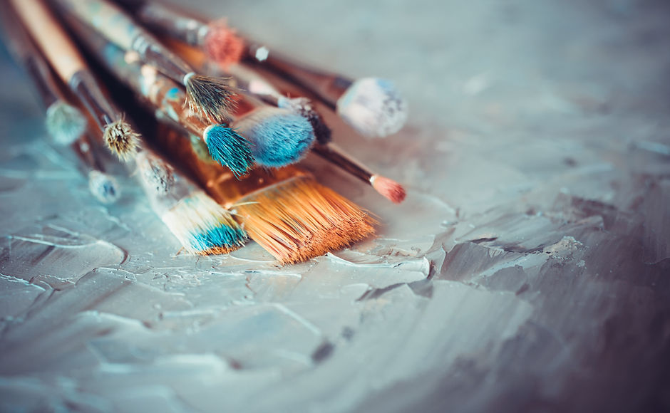 Wet Paintbrushes