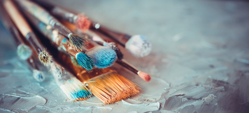 Wet Paintbrushes